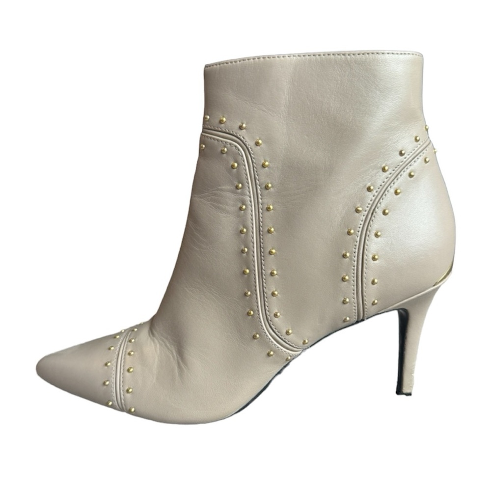 Calvin Klein Grazia Leather Ankle Pointy Toe Boot Size Womens US 8 / EU 38 - Picture 1 of 12